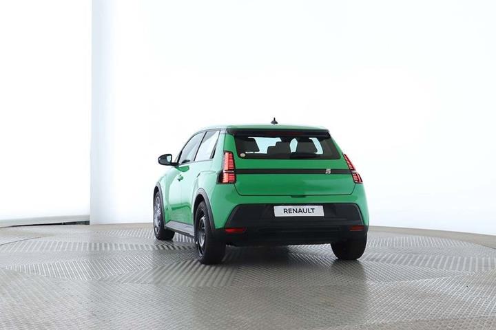 Grøn Renault 5 E-Tech fra 2025