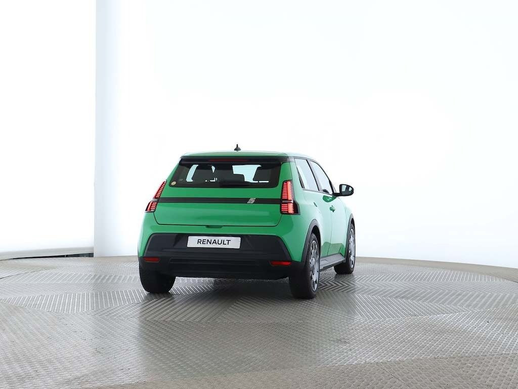 Grøn Renault 5 E-Tech fra 2025