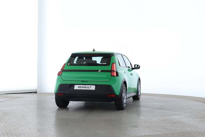 Grøn Renault 5 E-Tech fra 2025