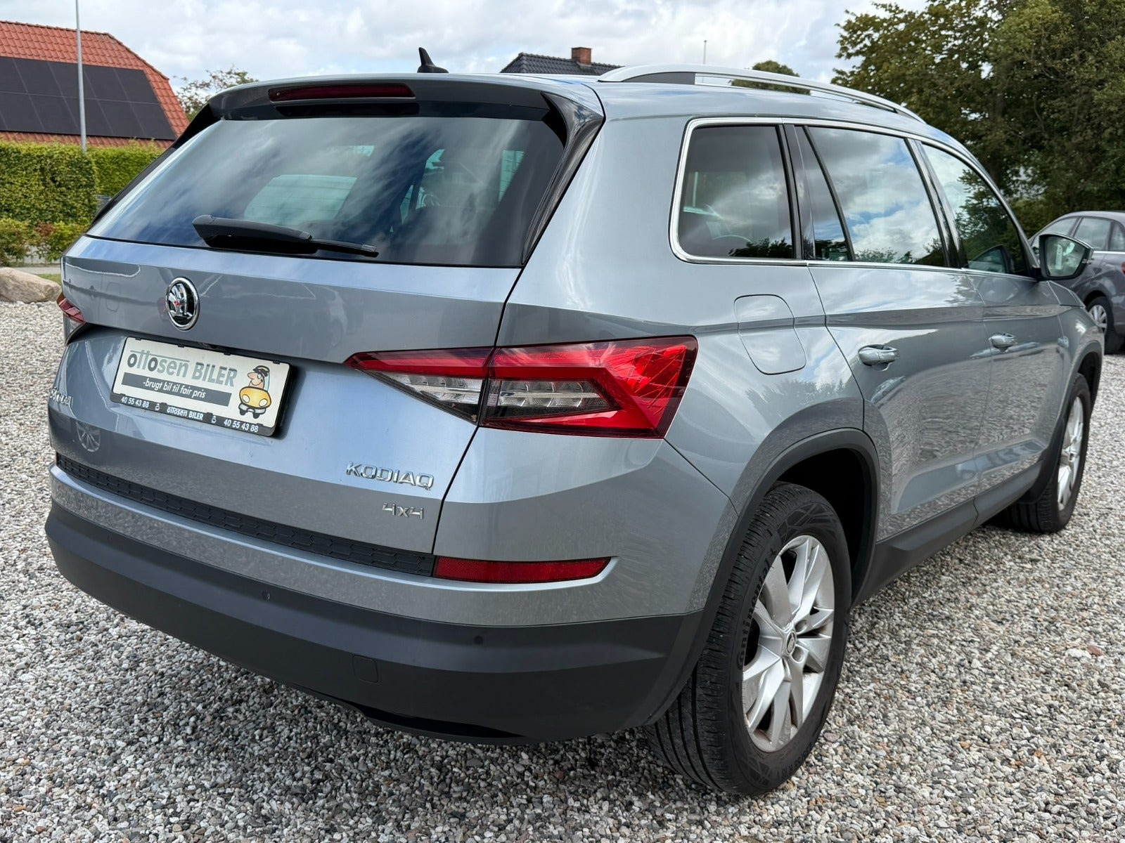 Grå Skoda Kodiaq fra 2017