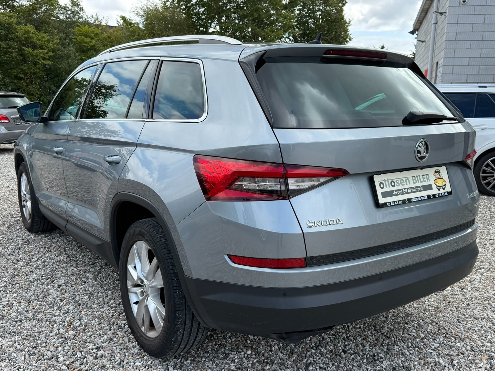 Grå Skoda Kodiaq fra 2017