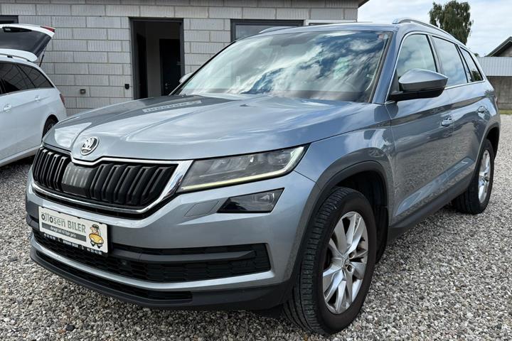 Grå Skoda Kodiaq fra 2017
