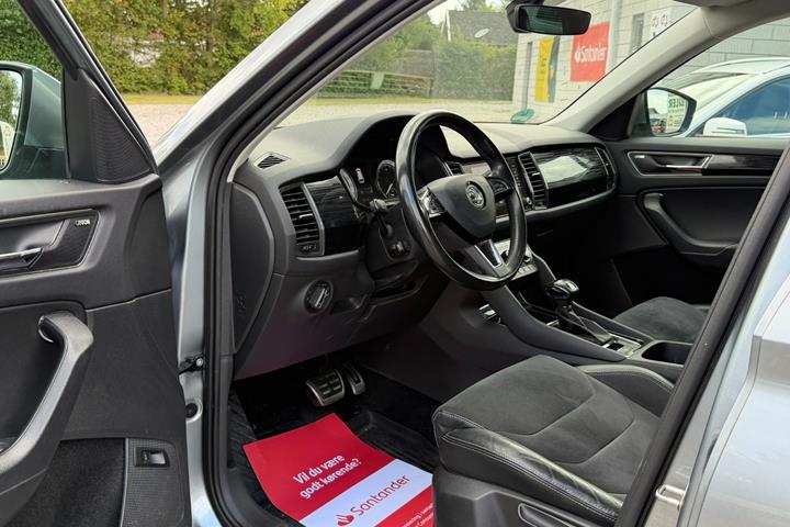 Grå Skoda Kodiaq fra 2017
