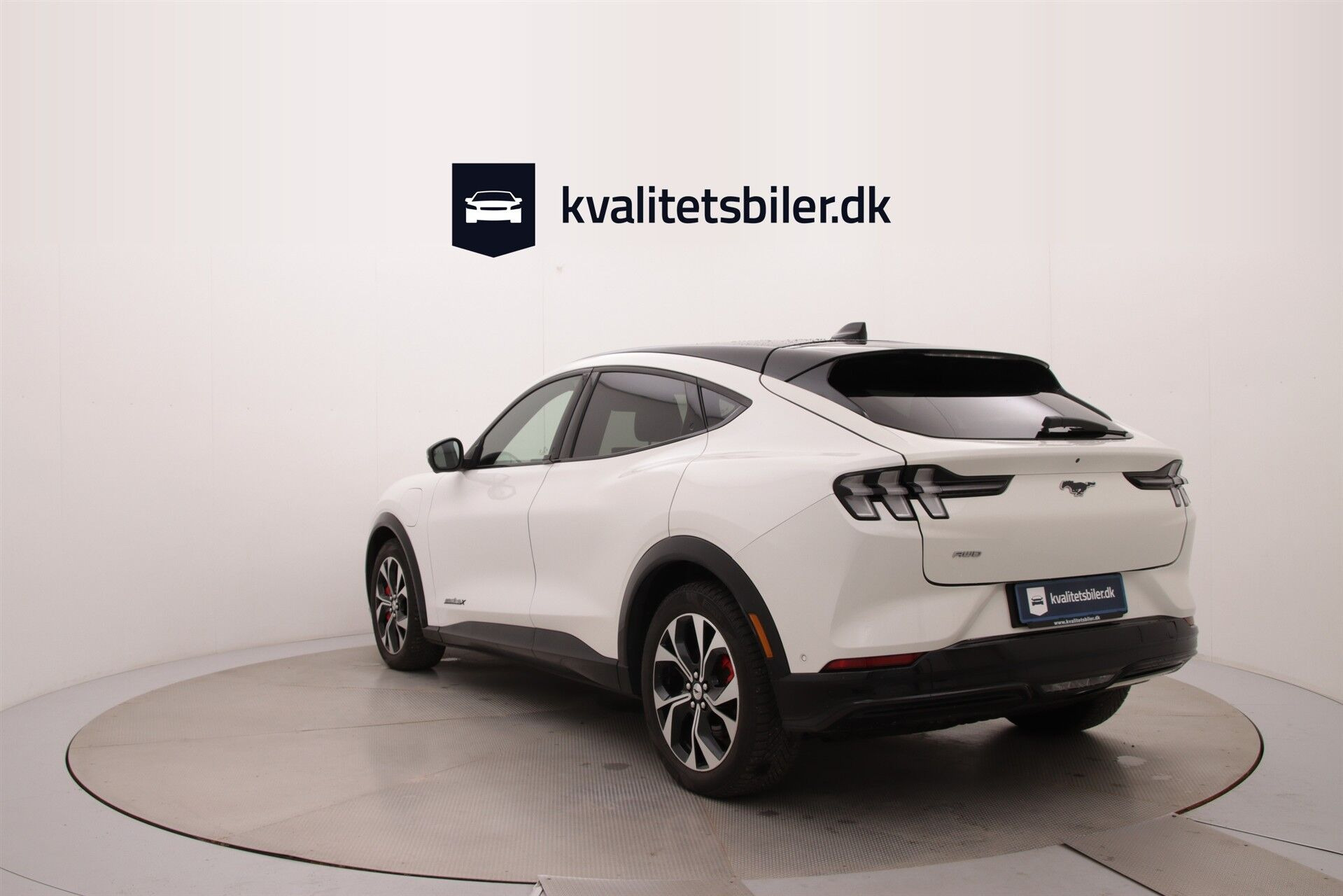 Hvid Ford Mustang Mach-E fra 2022