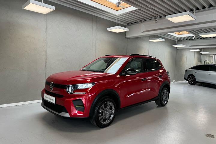 Rød Citroën ë-C3 fra 2025