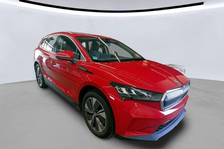 Rød Skoda Enyaq fra 2024