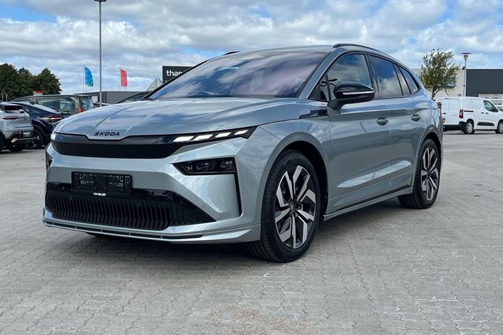 Grå Skoda Enyaq fra 2026