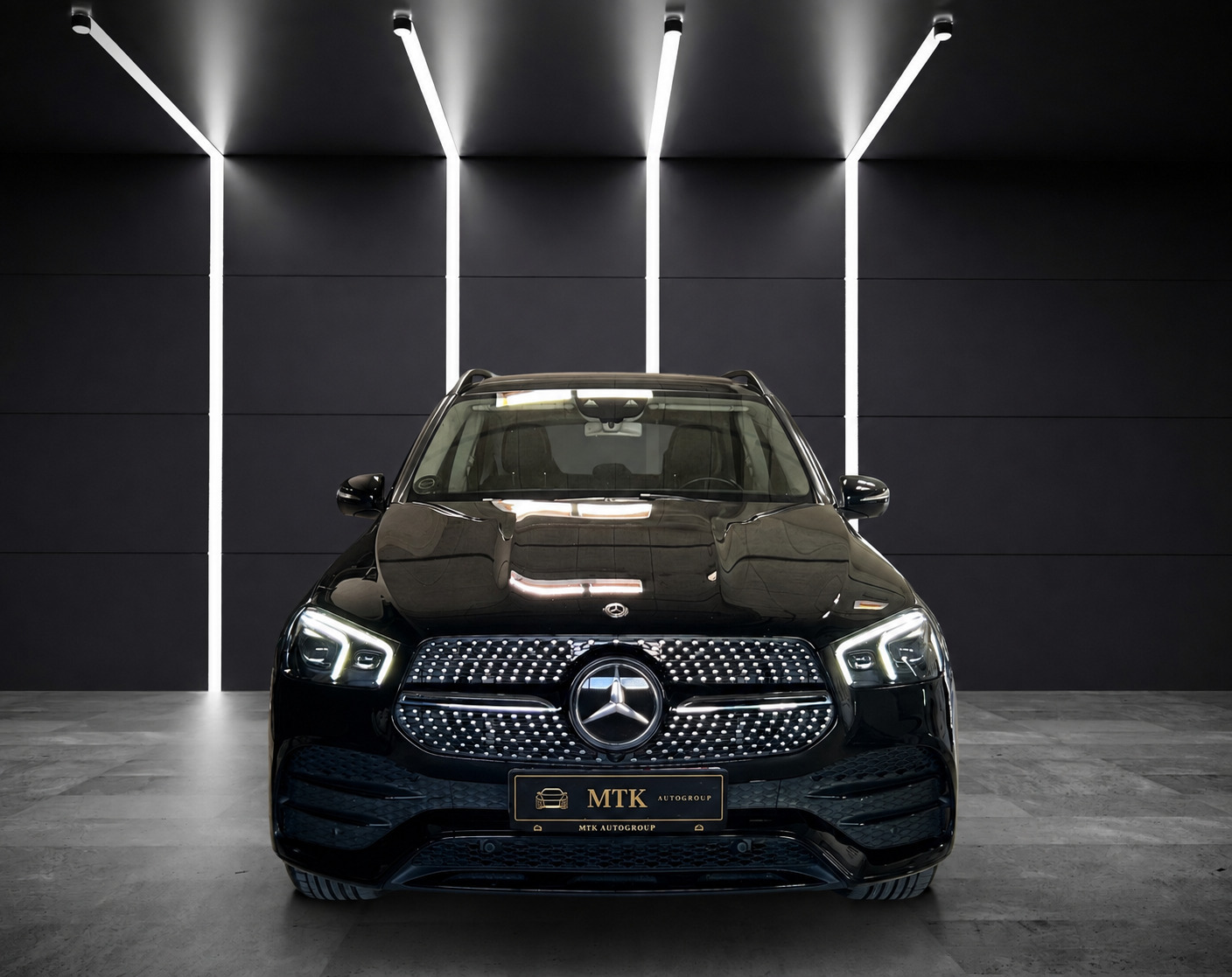 Sort Mercedes GLE350 de fra 2020