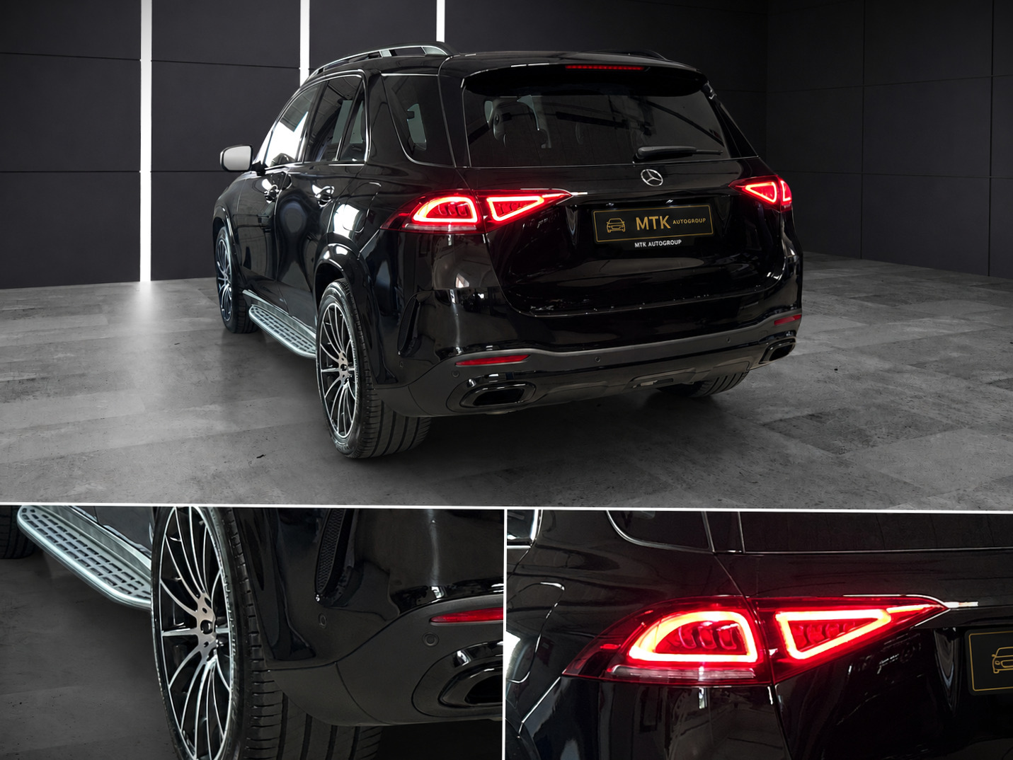 Sort Mercedes GLE350 de fra 2020
