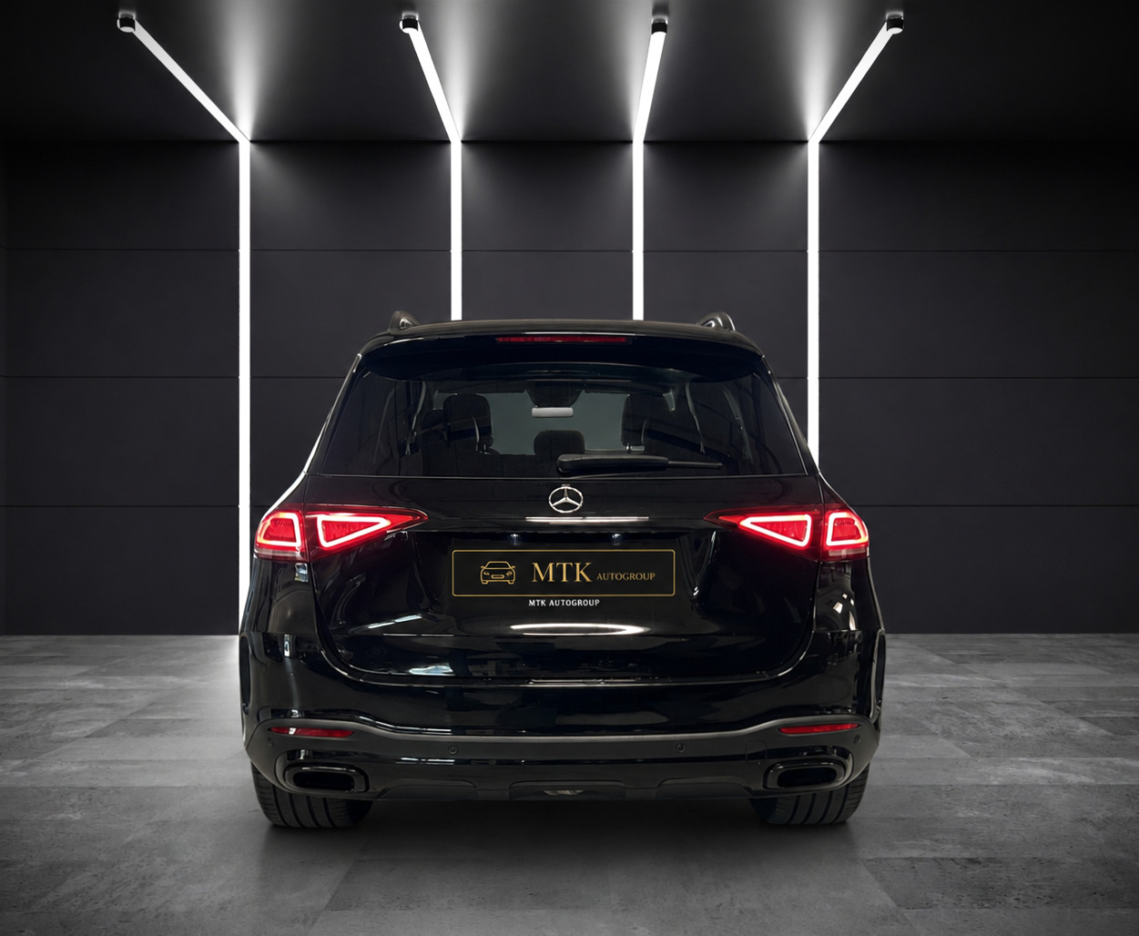 Sort Mercedes GLE350 de fra 2020