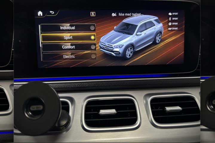 Sort Mercedes GLE350 de fra 2020