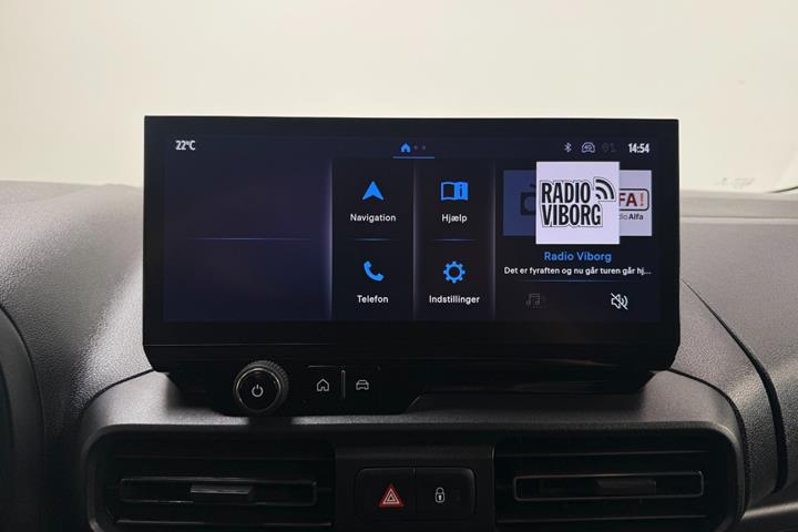 Hvid Toyota ProAce City fra 2025