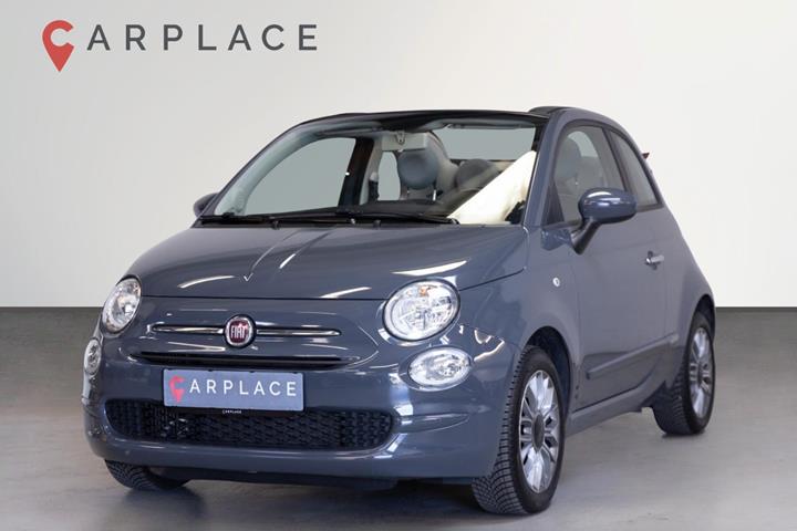 Grå Fiat 500C fra 2018