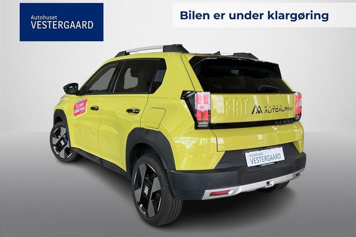 Gul Fiat Grande Panda fra 2025