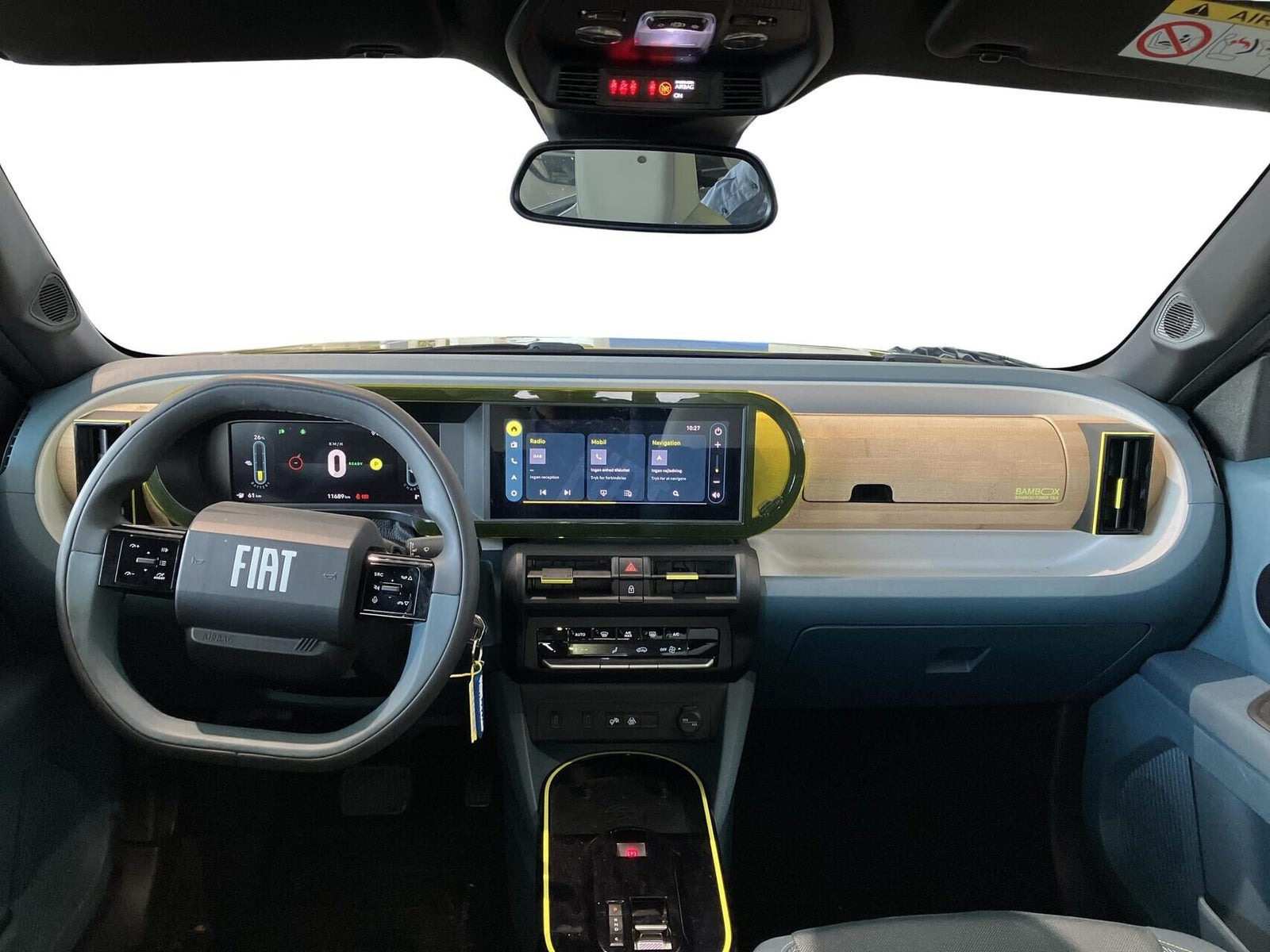 Gul Fiat Grande Panda fra 2025