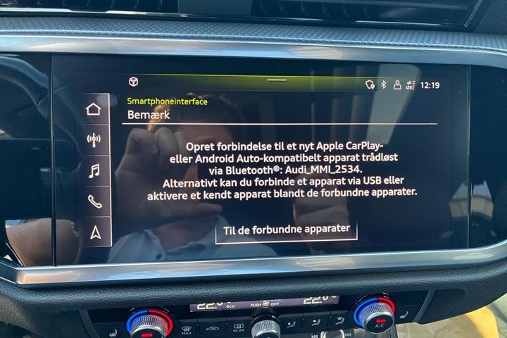 Hvid Audi Q3 fra 2024