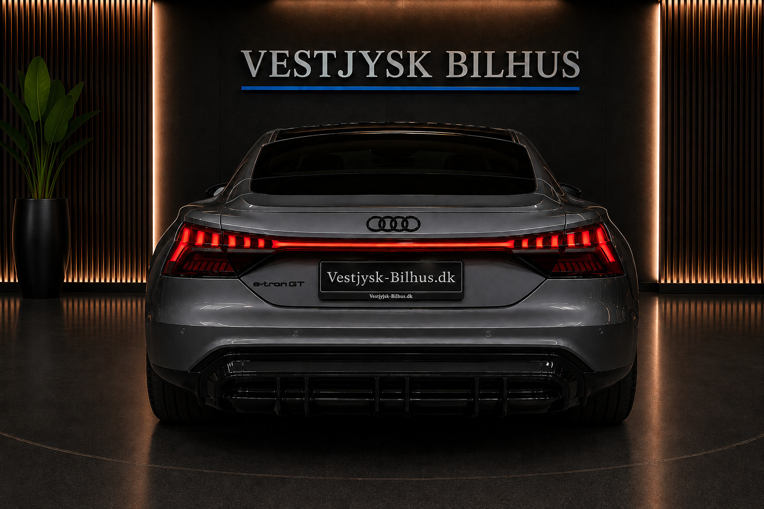 Grå Audi e-tron GT fra 2022