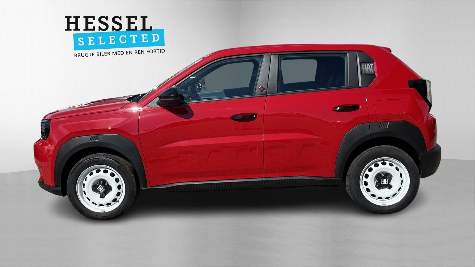 Rød Fiat Grande Panda fra 2025