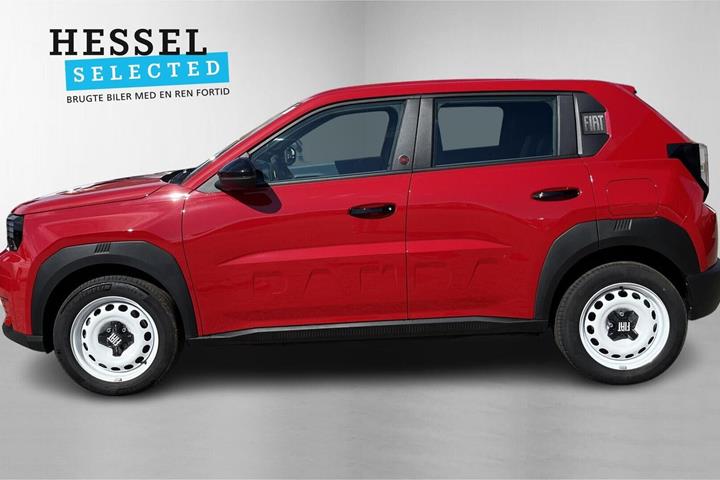Rød Fiat Grande Panda fra 2025