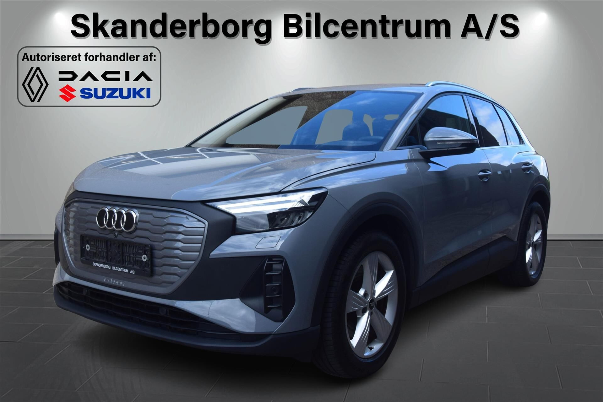 Grå Audi Q4 fra 2022
