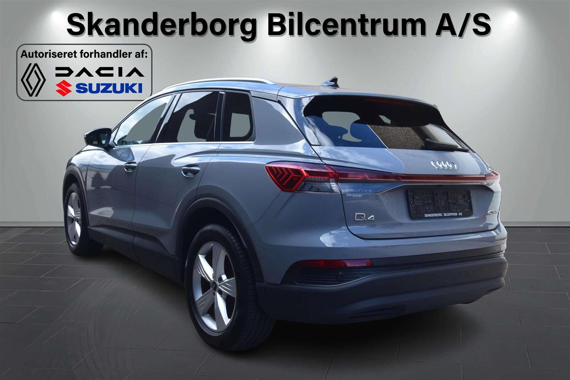 Grå Audi Q4 fra 2022