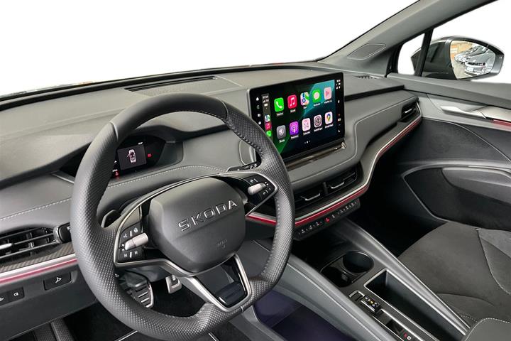 Grå Skoda Enyaq fra 2026