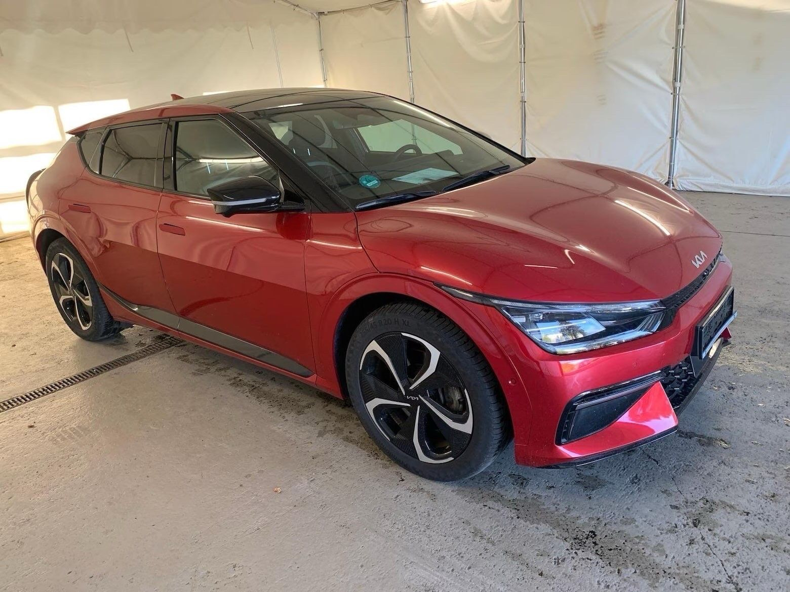 Rød Kia EV6 fra 2024