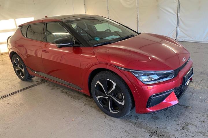 Rød Kia EV6 fra 2024