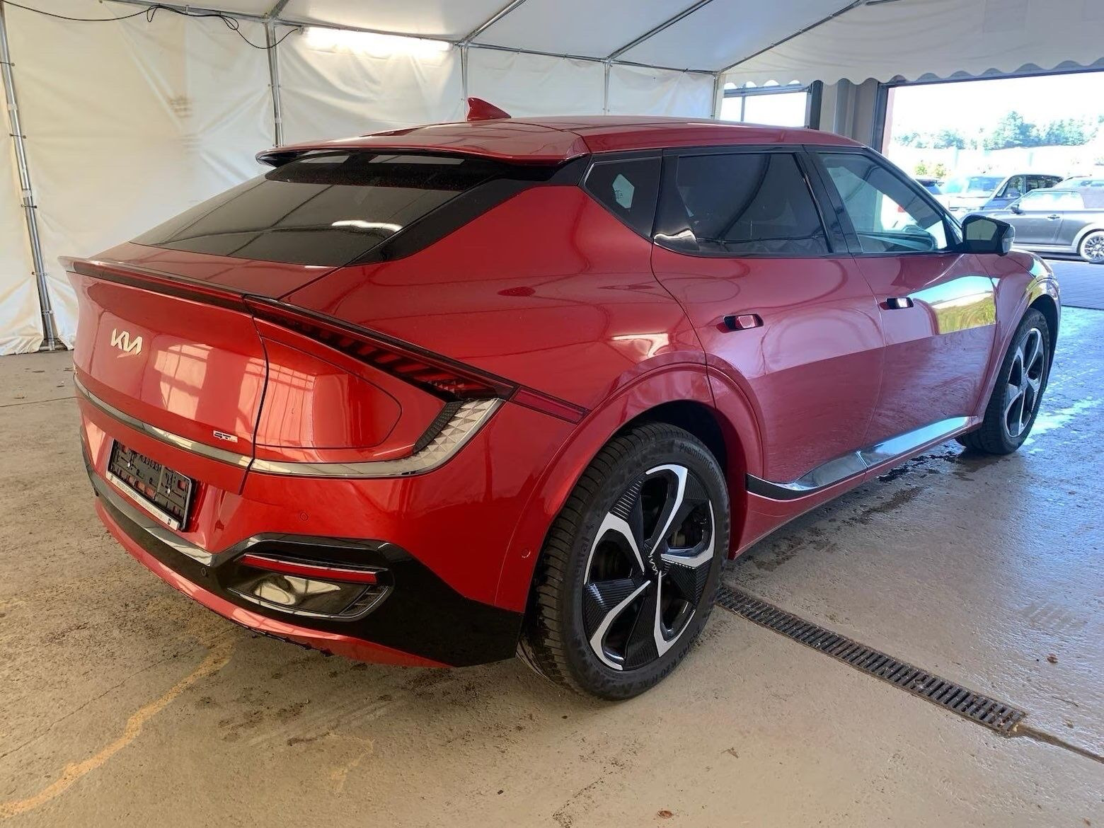 Rød Kia EV6 fra 2024