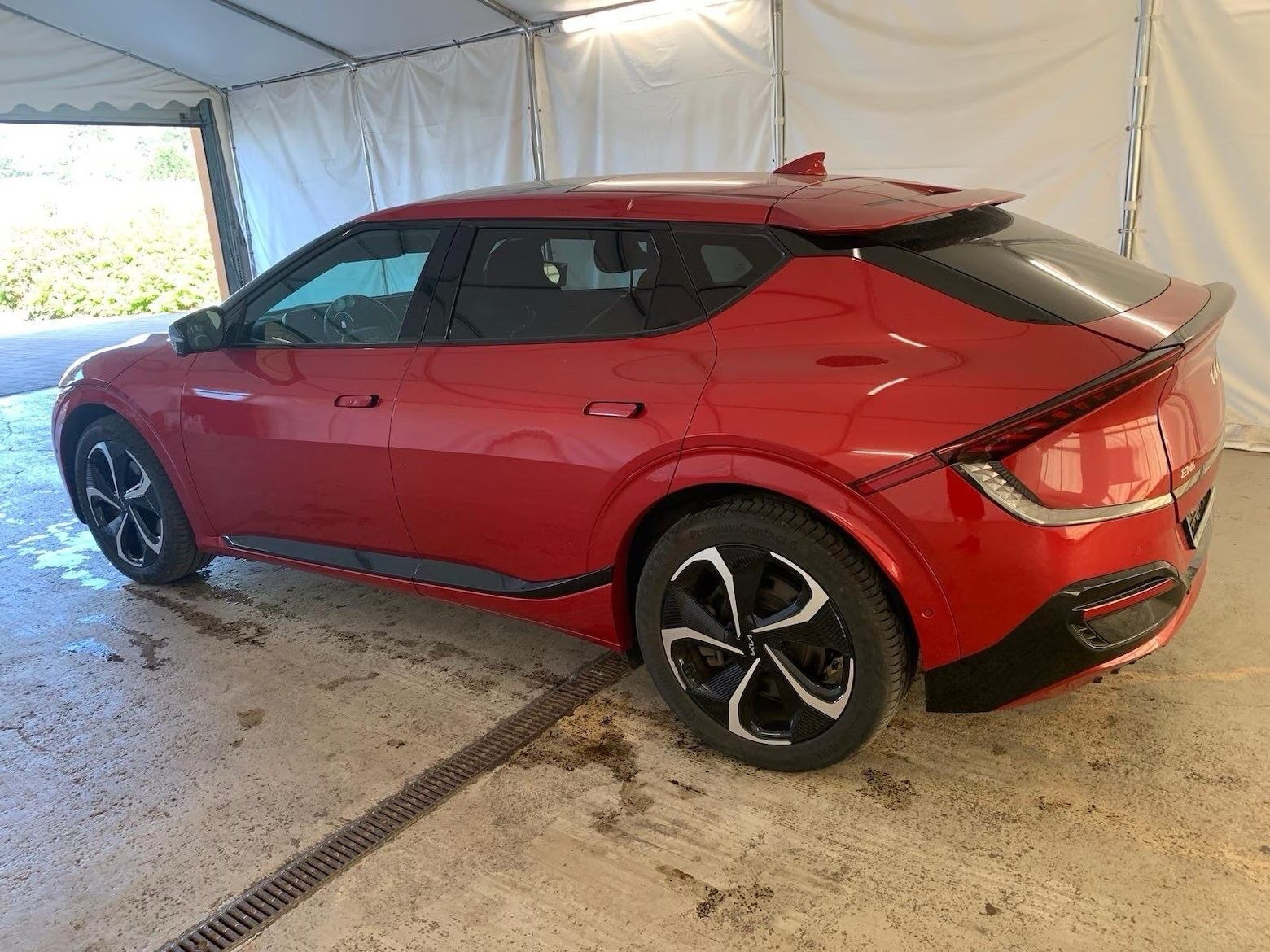 Rød Kia EV6 fra 2024