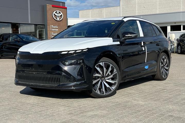 Sort Skoda Enyaq fra 2026
