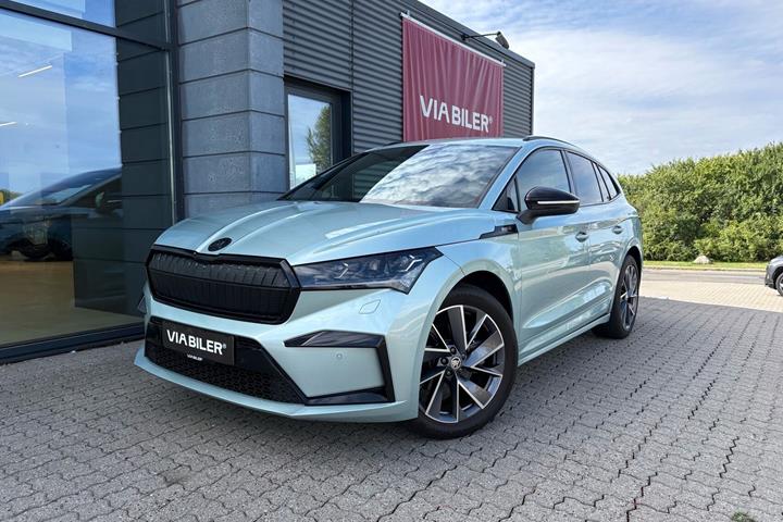 Grøn Skoda Enyaq fra 2021