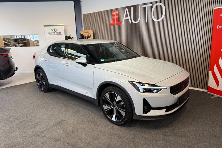 Hvid Polestar 2 fra 2023
