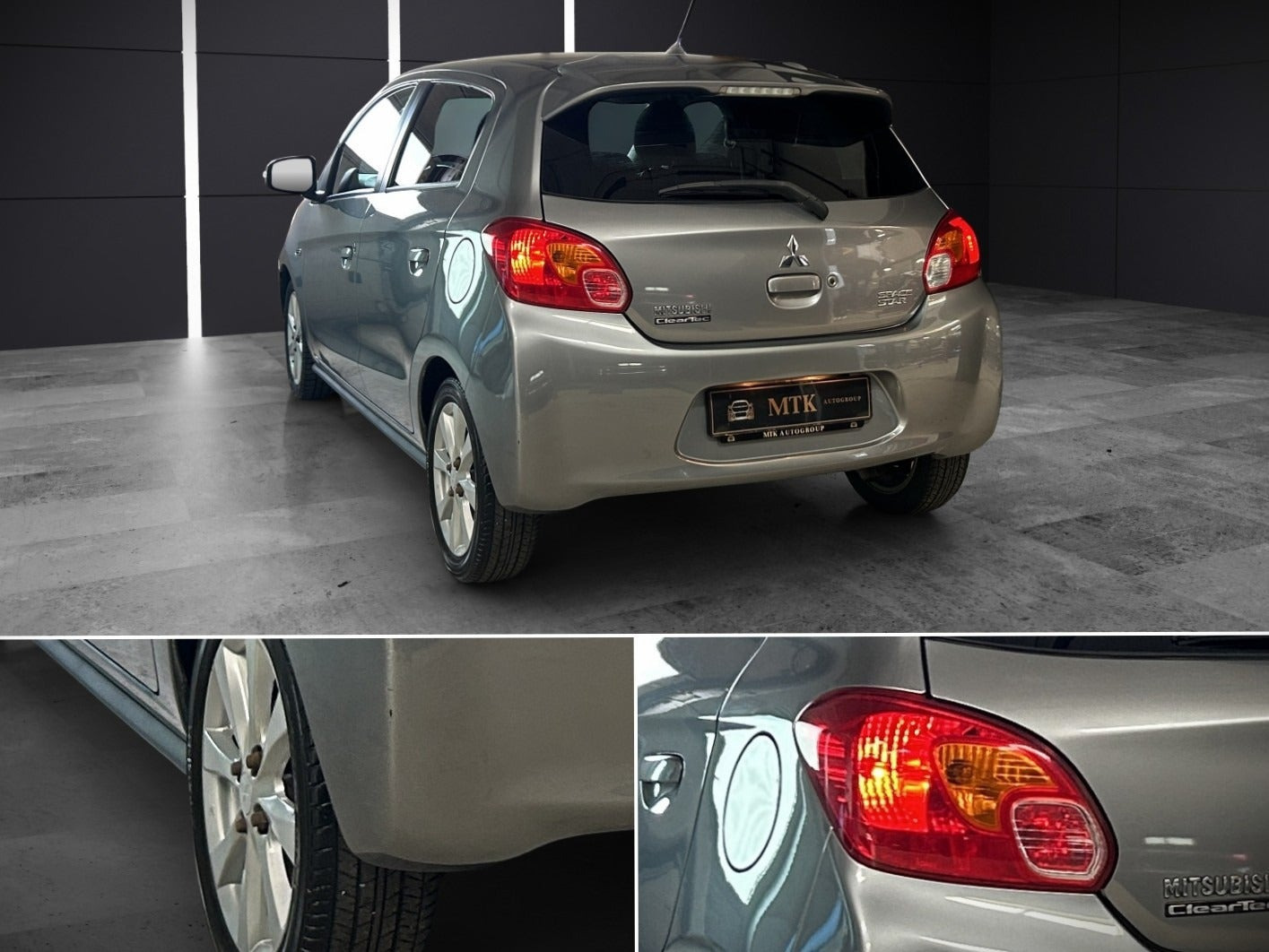 Grå Mitsubishi Space Star fra 2015