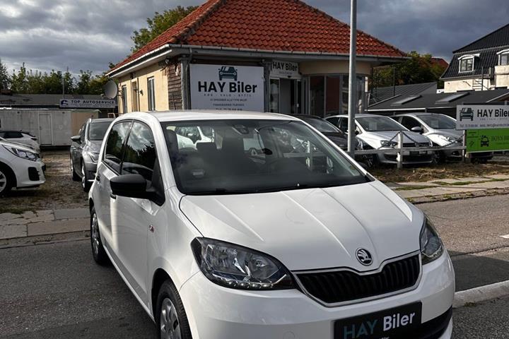 Hvid Skoda Citigo fra 2018