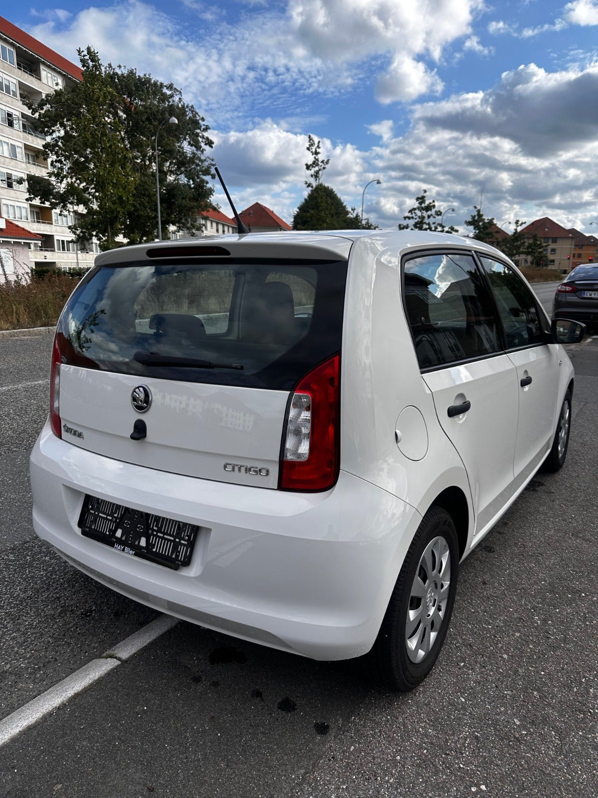 Hvid Skoda Citigo fra 2018