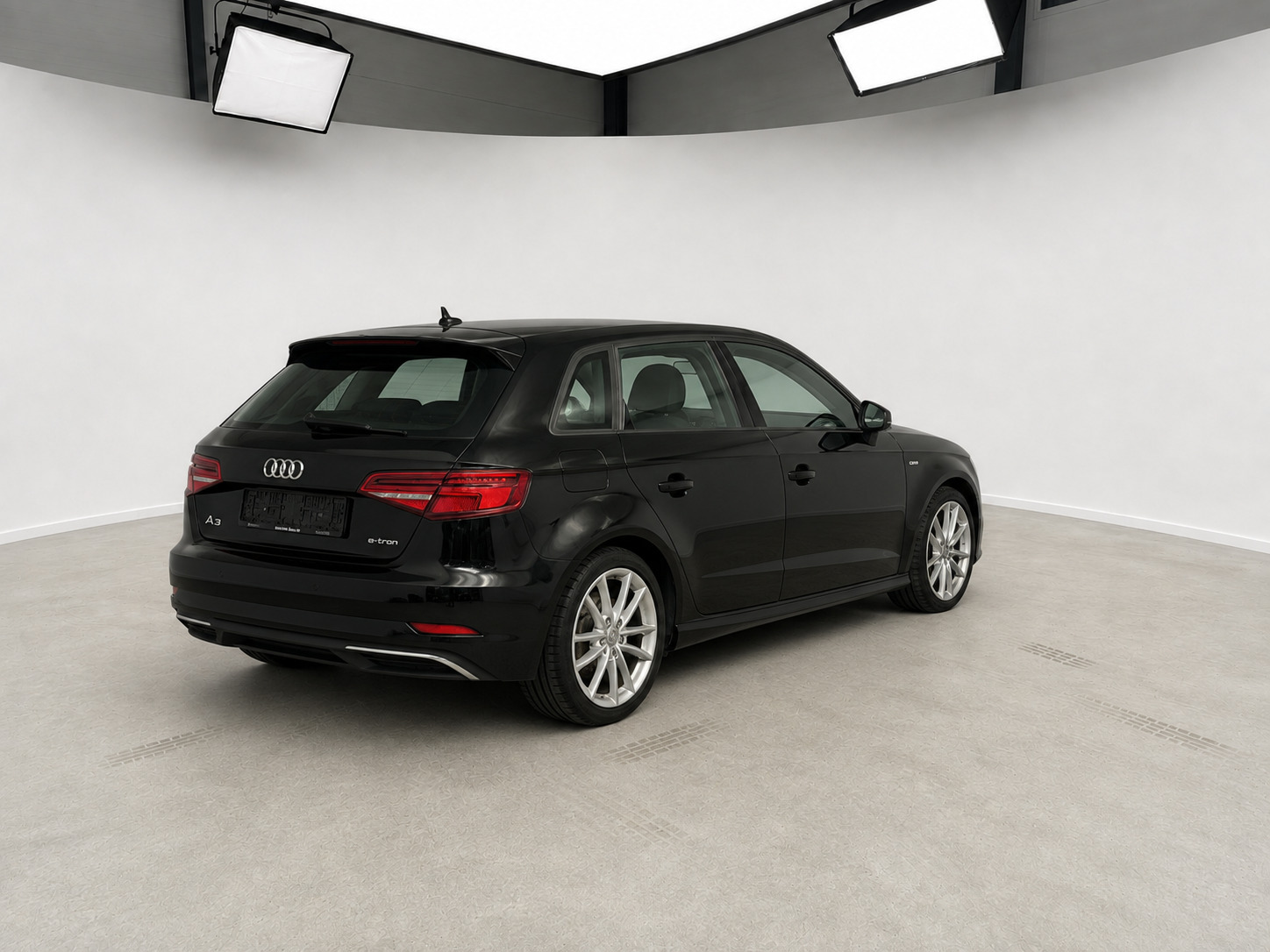 Sort Audi A3 fra 2017