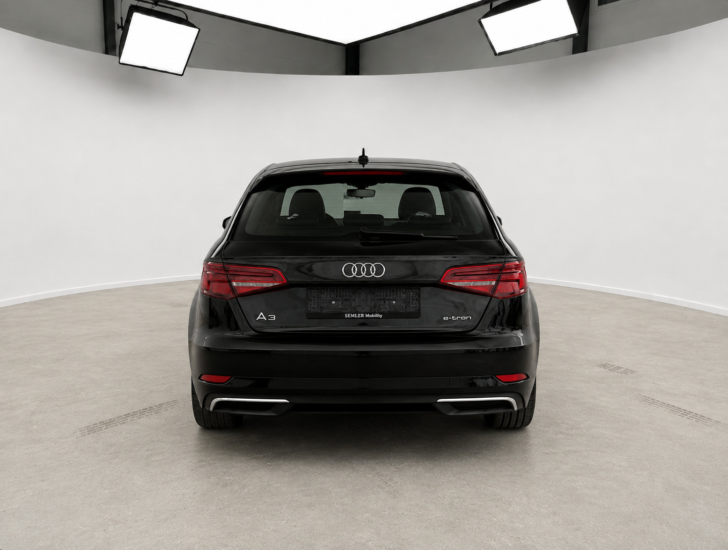 Sort Audi A3 fra 2017