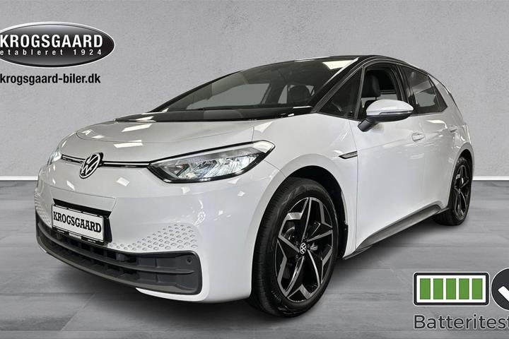 Hvid VW ID.3 fra 2023
