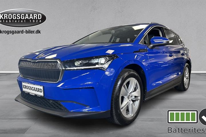 Blå Skoda Enyaq fra 2022