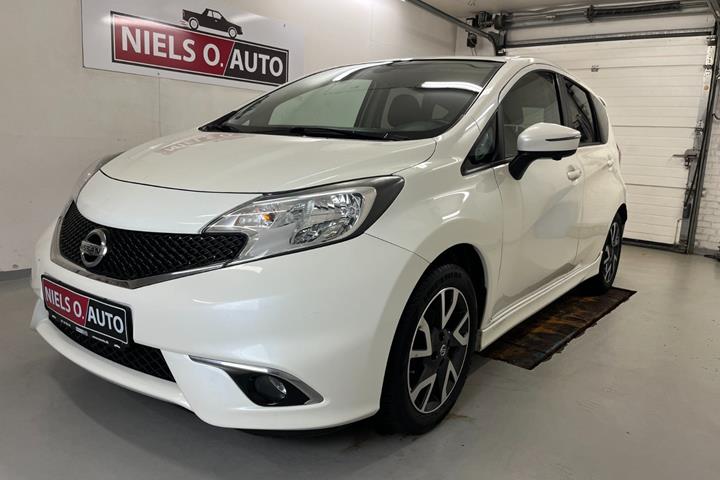 Hvid Nissan Note fra 2014