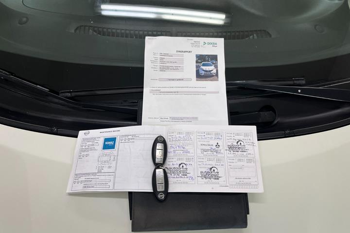 Hvid Nissan Note fra 2014