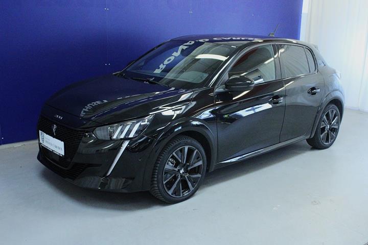 Sort Peugeot e-208 fra 2023