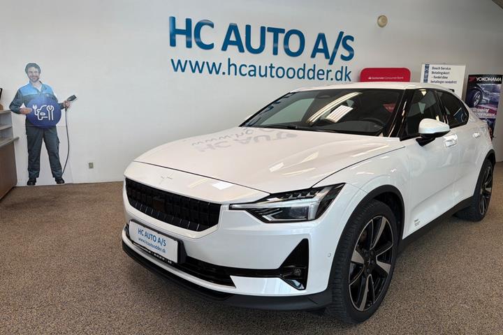 Hvid Polestar 2 fra 2023