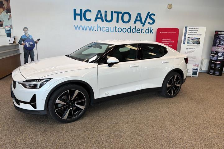 Hvid Polestar 2 fra 2023
