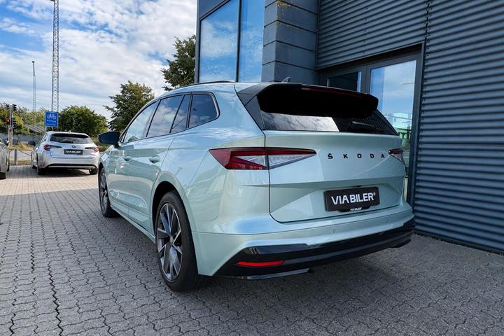 Grøn Skoda Enyaq fra 2021