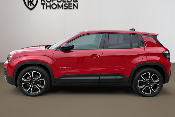 Rød Jeep Avenger fra 2025