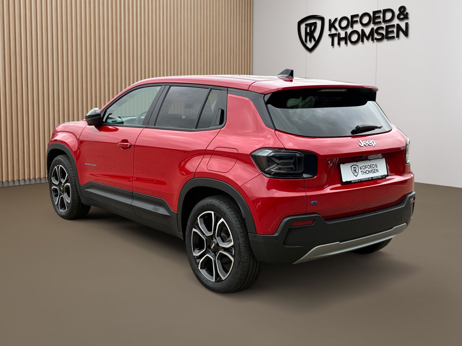Rød Jeep Avenger fra 2025