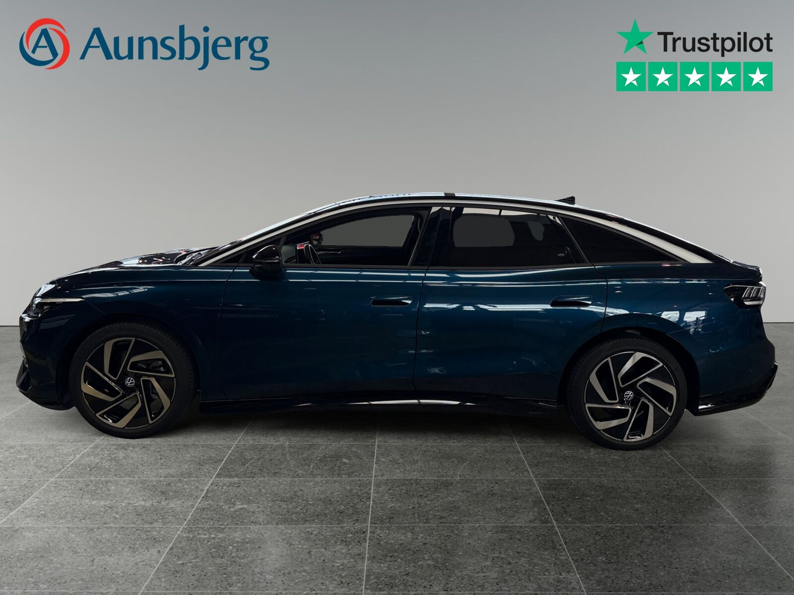 Blå VW ID.7 fra 2025
