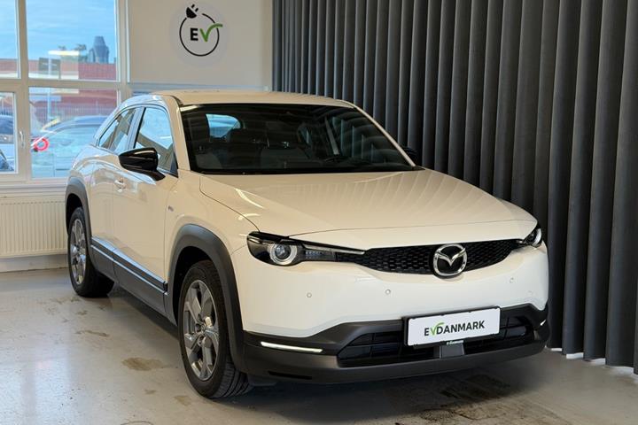 Hvid Mazda MX-30 fra 2023